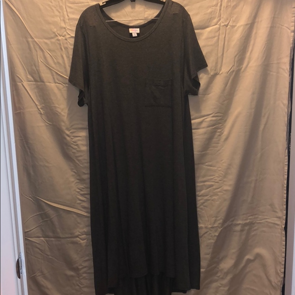 Lularoe Solid Gray Carly